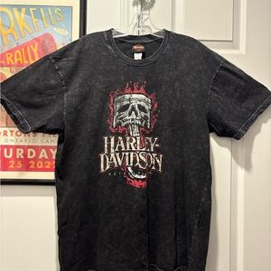 Harley-Davidson Charcoal Skull Tee